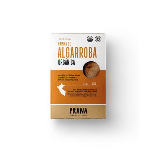 HARINA DE ALGARROBA ORGÁNICA PRANA 130g