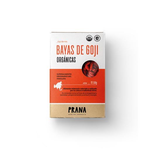 BAYAS DE GOJI ORGÁNICAS PRANA 150g