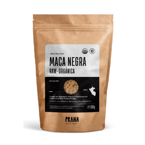 MACA NEGRA ORGANICA PRANA 100g