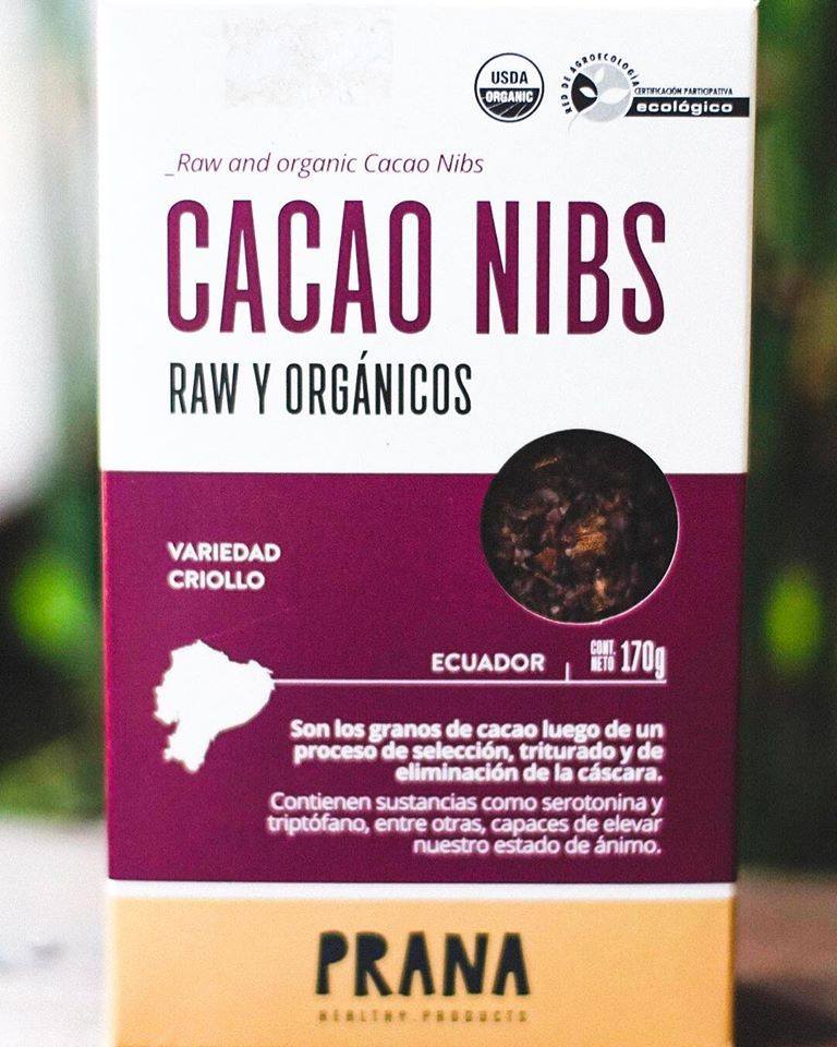 CACAO NIBS ORGÁNICOS PRANA 170g