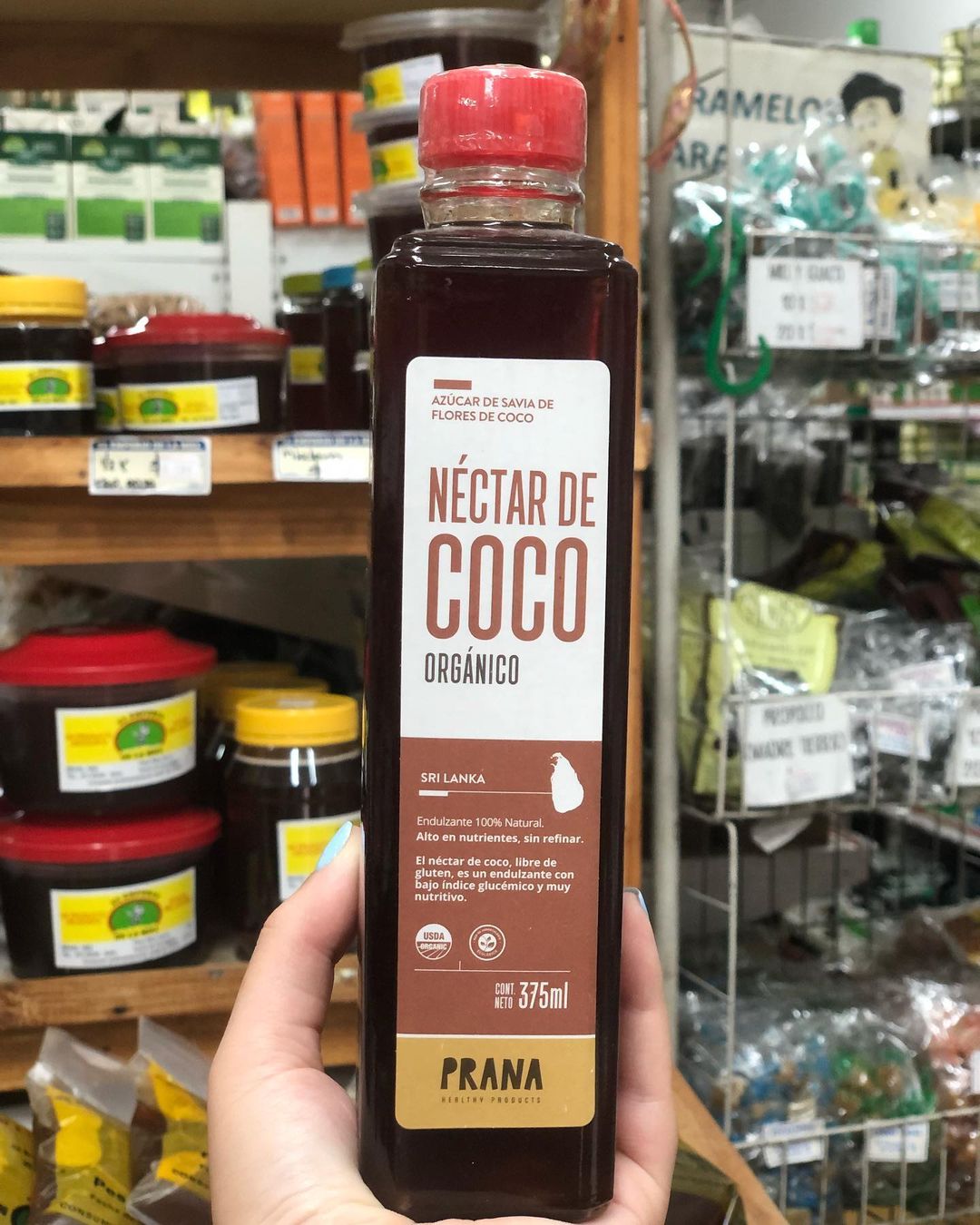 NÉCTAR DE COCO ORGÁNICO PRANA 250 ml