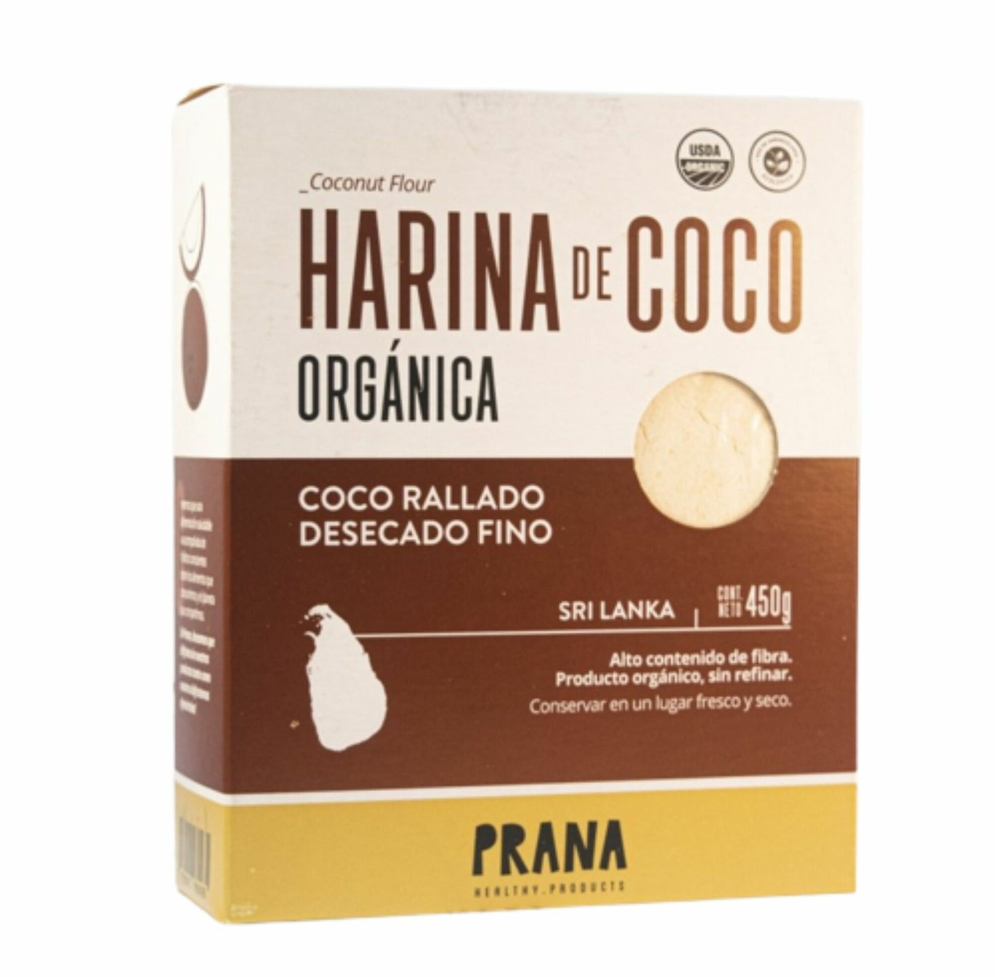 HARINA DE COCO ORGÁNICO PRANA 450g