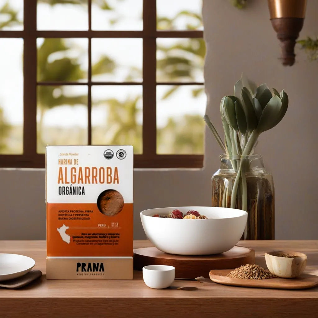 HARINA DE ALGARROBA ORGÁNICA PRANA 130g