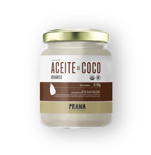 ACEITE DE COCO ORGÁNICO PRANA 200ML