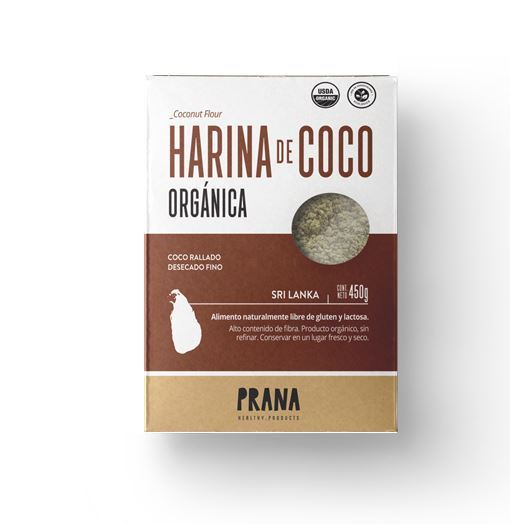 HARINA DE COCO ORGÁNICO PRANA 450g