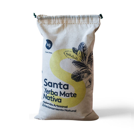 Yerba Mate SANTA Nativa BOLSA de TELA 1Kg