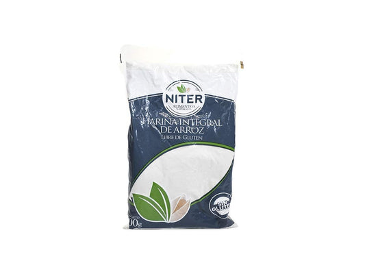 Harina Integral de Arroz sin gluten NITER 800g