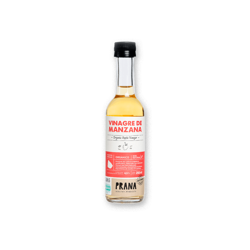 VINAGRE DE MANZANA ORGÁNICO PRANA 250ml